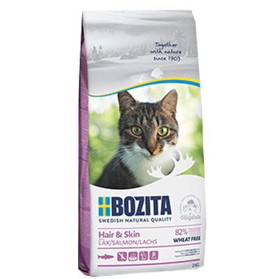 BOZITA HAIR & SKIN VILJATON LOHI - Kissan kuivaruoat aikuisille kissoille - 015888 - 1