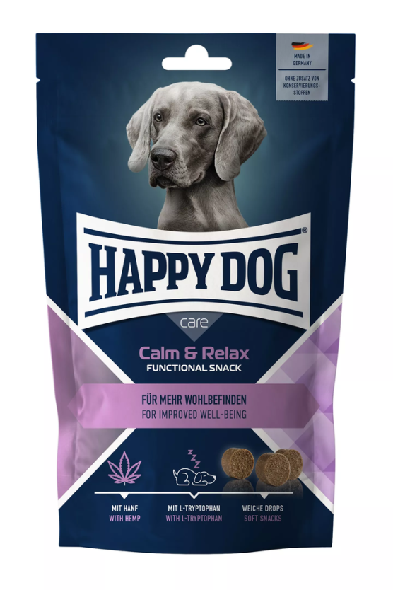 Calm & Relax 100g Care Snack Happy Dog - Koirien funktionaaliset makupalat - 037388 - 1