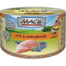Kalkkuna Mustikka 200g MAC's cat - Aikuisten kissojen säilykkeet - 023418 - 1