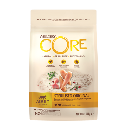 Cat adult Sterilised Original CORE - Kissan kuivaruoat pennut ja kasvatus - 014768 - 4