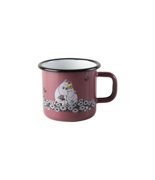 Emalimuki Muumi Ikuisesti Yhdessä punainen 3,7dl Muurla - Koti ja sisustus - 037698 - 1