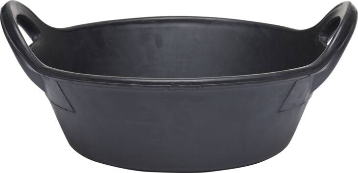 Ruokintavati luonnonkumia 12L musta HorseGuard - Hevosen ruokinta-astiat ja ämpärit - 039528 - 1