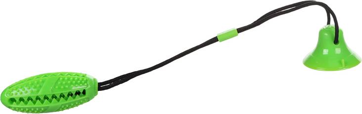 Imukupilla kiinnitettävä TPR kumilelu 45cm vihreä Flamingo - Koiran aktivointilelut - 038228 - 1