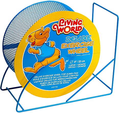Juoksupyörä metallia sininen 23cm Living World - Pieneläinten häkkitarvikkeet - 027988 - 2