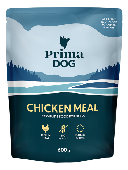 Chicken Meal kanaa 600g pss PrimaDog - Koiran säilykkeet aikuisille koirille - 029868 - 2