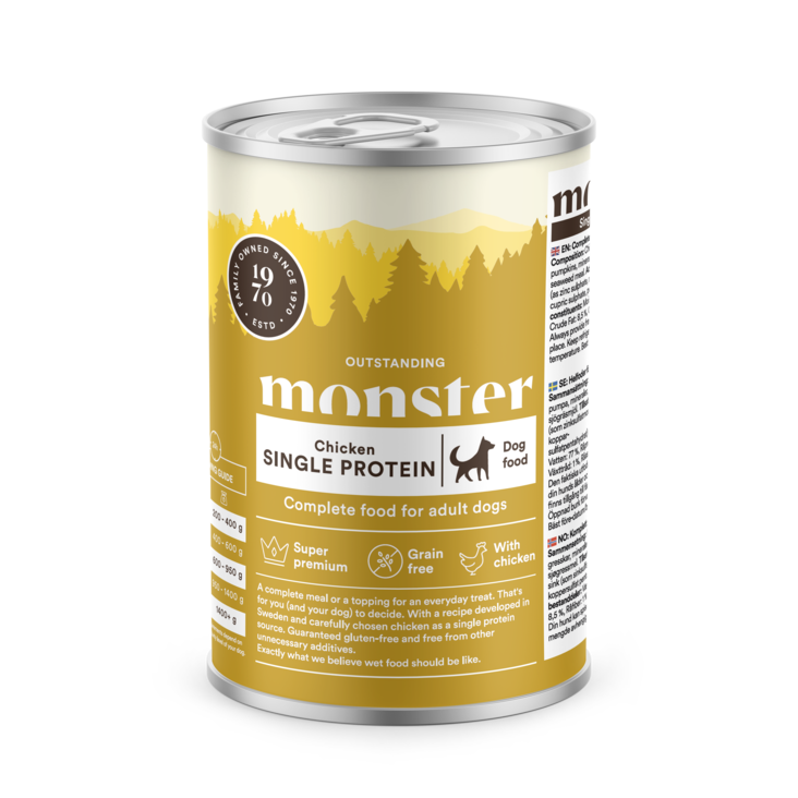 Kana 400g monster dog - Koiran säilykkeet erityisruokavaliot - 023708 - 1