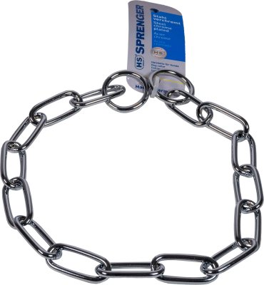 Ketju pitkät lenkit 4mm 53cm kromi HS - Koiran ketjupannat - 005228 - 1