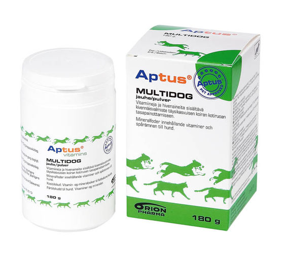 Multidog 180g jauhe Aptus - Koiran kivennäiset ja vitamiinit - 008018 - 1