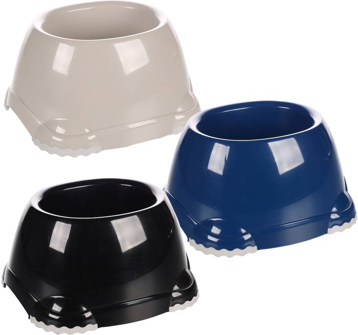 Muovikuppi pitkäkorvaisille Leno 700ml värimix Flamingo - Koiran muovi- ja melamiinikupit - 035468 - 1