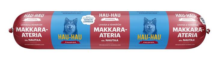 Nauta 500g makkara-ateria Hau Hau Champion - Koiran säilykkeet aikuisille koirille - 036218 - 1