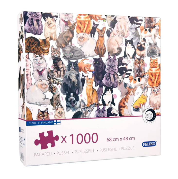 Palapeli Kissat 1000 palaa Nina Kuu - Koti ja sisustus - 032218 - 1