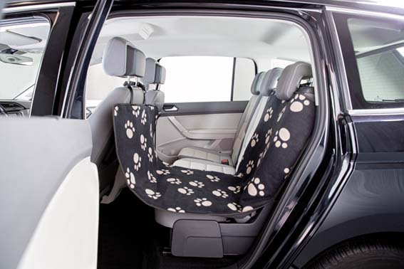 Penkinsuoja autonpenkkiin 65x145cm tassukuvio Trixie - Koiran autoilutarvikkeet - 038738 - 1