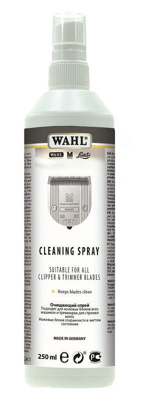 Puhdistussuihke Cleaning Spray 250ml Wahl - Hevosen klipperit, terät ja tarvikkeet - 033068 - 1
