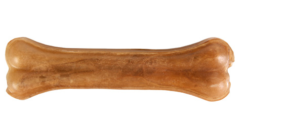 Puristeluu 13cm 60g KPL ruskea nautaa - Koirien puruluut - 009268 - 1