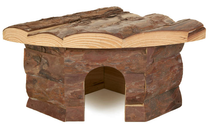 Puutalo Jesper 22x15x10,5cm kulmamalli - Pieneläinten pesät ja pedit - 033528 - 1