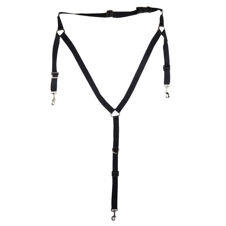 Rintaremmi Y-malli nailon FULL musta ST - Ravurin valjaspaketit, silat & silanosat - 005948 - 1