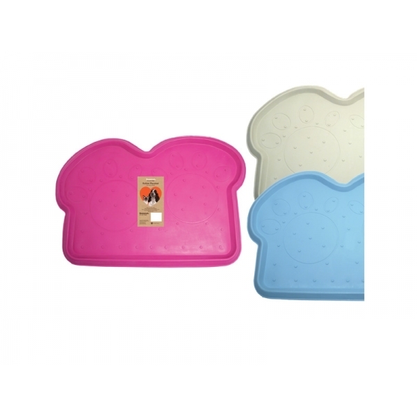 Ruokailualusta kumia 45x35cm Rosewood - Koiran ruokinta-alustat - 001368 - 1