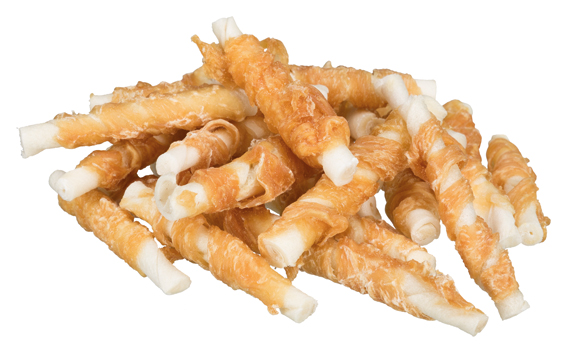 Mini purutikku kanafileellä 6cm 120g Denta Fun Trixie - Koirien puruluut - 039468 - 1