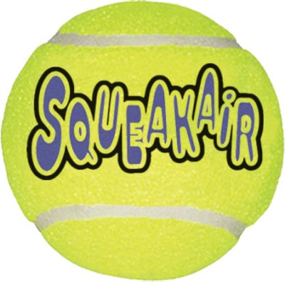 Tennispallo M 7cm KPL SqueakAir KONG - Koiran pallot ja heittolelut - 014508 - 1