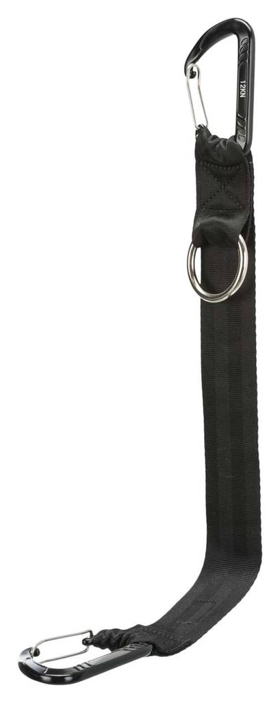 Turvavyöliitin 30cm/38mm 12kN lukot musta Trixie - Koiran turvavaljaat ja liittimet - 020588 - 1