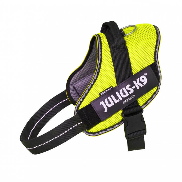 Valjas IDC Powair kevyt ja hengittävä neonkeltainen Julius-K9 - Koiran perusvaljaat - 028688 - 1