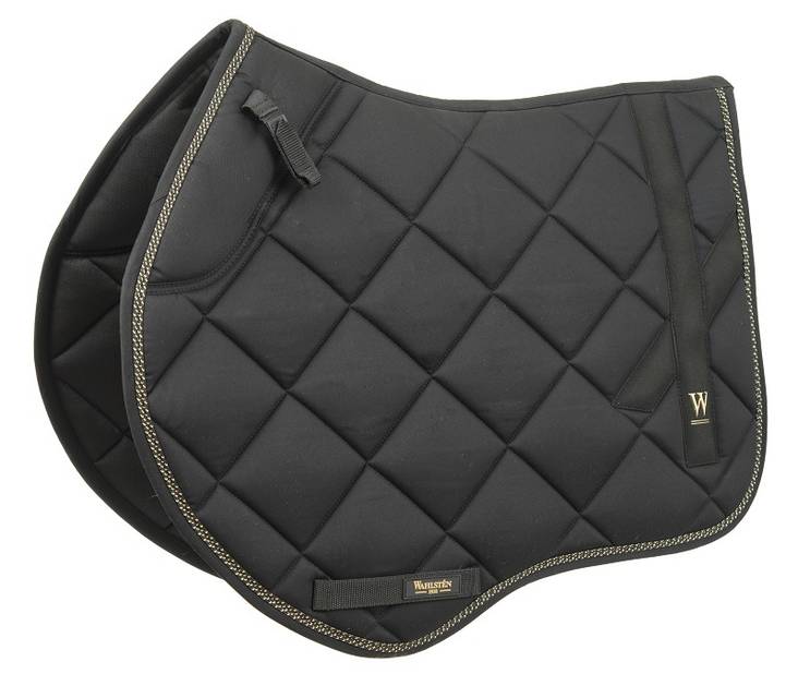 Yleissatulahuopa FULL Carlemi musta Wahlsten - Ratsun satulahuovat ja romaanit - 031608 - 1