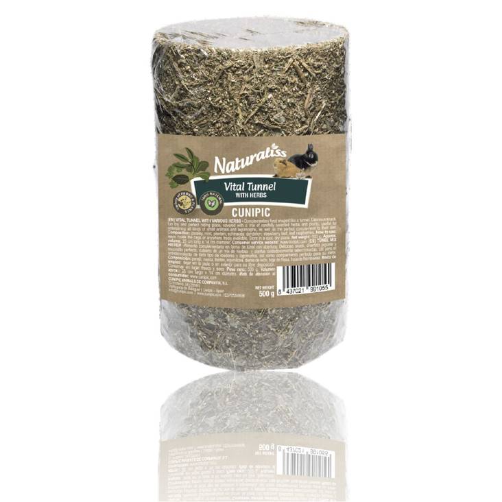 Yrttitunneli 25cm Naturaliss Vital Cunipic - Pieneläinten herkut ja namipalat - 038468 - 1
