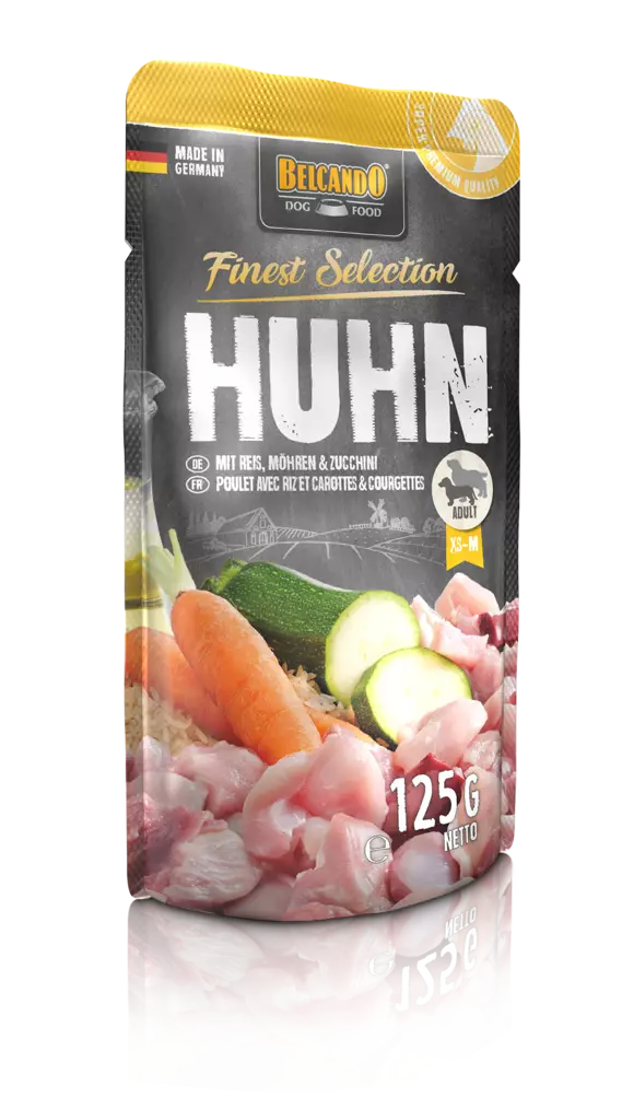 Kana riisi porkkana kesäkurpitsa Belcando - Koiran säilykkeet aikuisille koirille - 004098 - 1