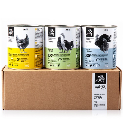 Multipack Adult 76B 3x780g 3coty - Aikuisten kissojen säilykkeet - 039438 - 1