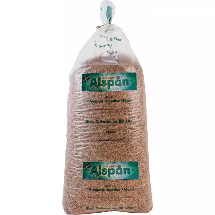 Leppähake 2-4mm 80L Nickos - Pieneläinten kuivikkeet ja hiekat - 052968 - 1