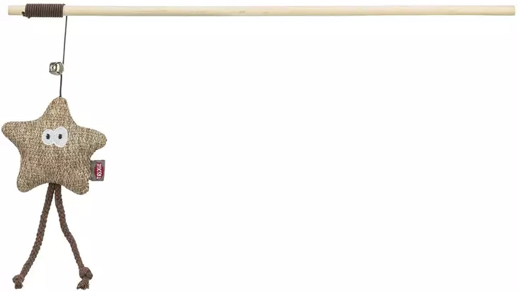 Kissan leikitin Tähti kissanmintulla 38cm beige-valkoinen Trixie - Kissan huiskat ja onkilelut - 054698 - 1