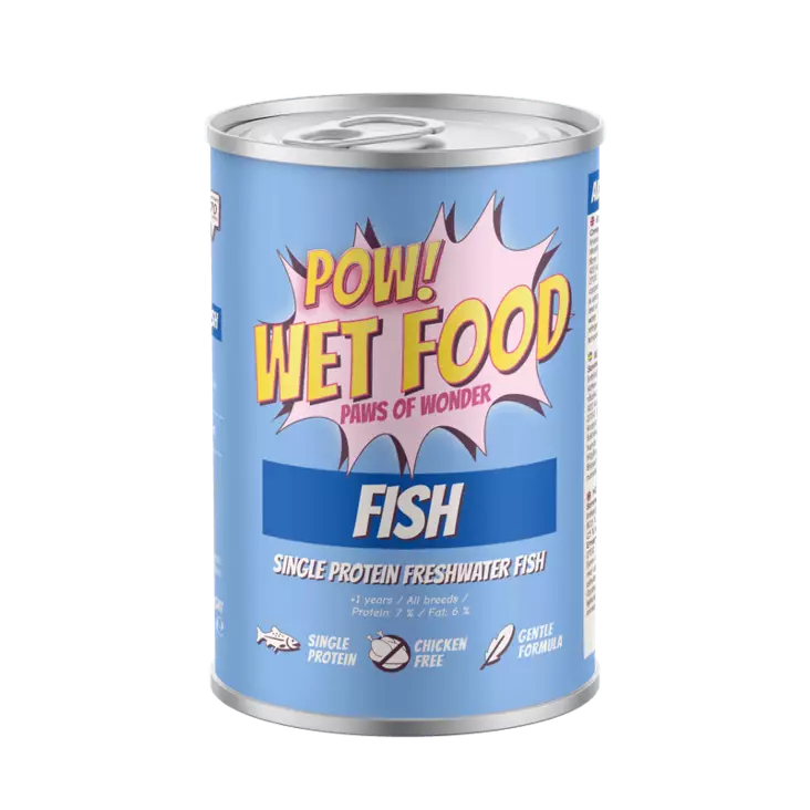 Adult Fish 400g säilyke POW! - Koiran säilykkeet aikuisille koirille - 056878 - 1