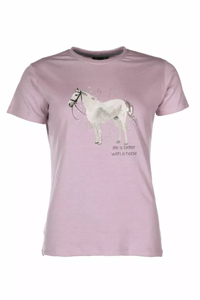T-paita Sparkle Kid roosa HKM-sports - Ratsastuspaidat ja -hupparit - 056928 - 1