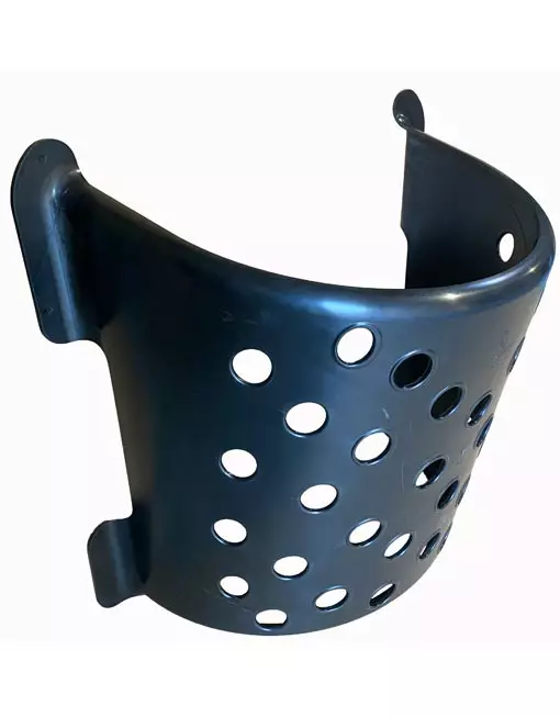 Heinäkaukalo XL seinämalli 240L 14kg musta Ok Plast - Hevosen ruokinta-astiat ja ämpärit - 057328 - 1