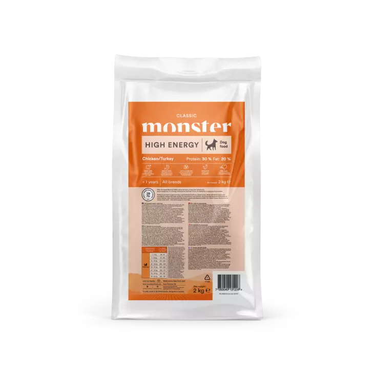 Adult High Energy Chicken/Turkey Classic monster - Koiran kuivaruoat aikuisille koirille - 055648 - 1