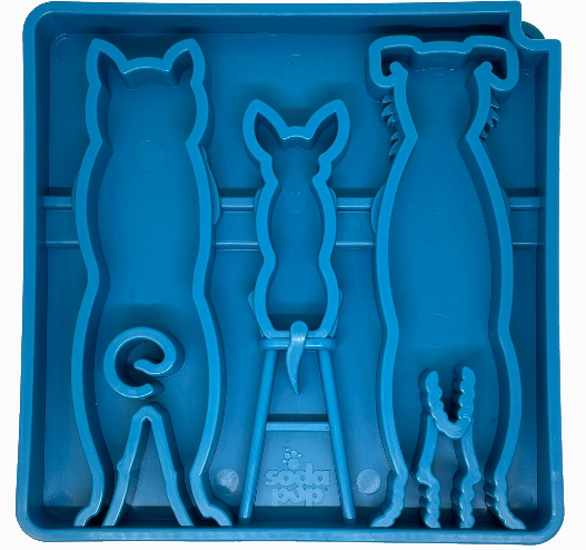 Aktivointikuppi Waiting Dogs 20x20cm sininen SodaPup - Koiran aktivointilelut - 047948 - 1