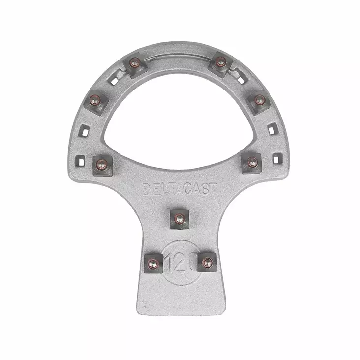 Alumiinikenkä Päärynä kiintohokeilla 9x12mm 120 Deltacast - Ravurin alumiinikengät - 055698 - 1