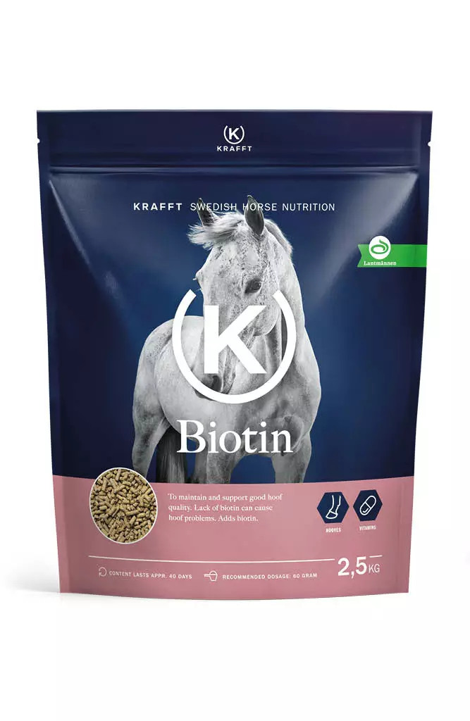 Biotin Pellets 2,5kg Krafft - Lisäravinteet kaviot ja karvapeite - 049448 - 1