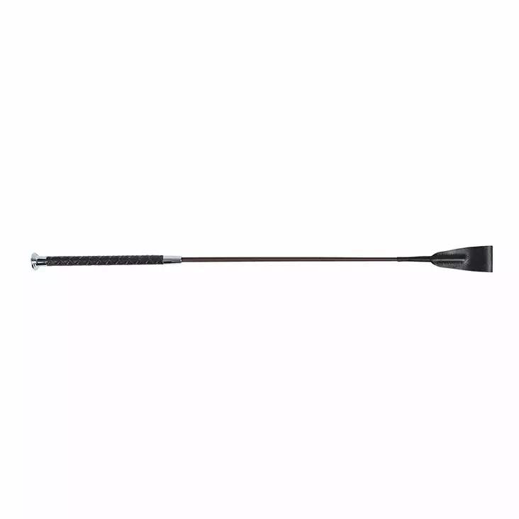 Esteraippa Plaited 65cm punottu ruskea - hopea Hansbo Sport - Ratsastusraipat - 036528 - 1