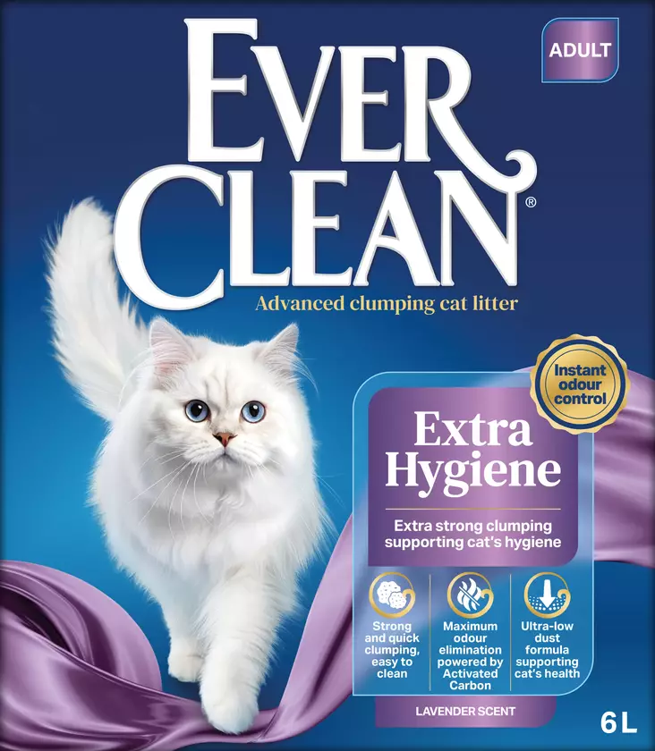 Extra Hygiene Lavender Ever Clean - Kissanhiekat ja hiekan hajusteet - 008028 - 2