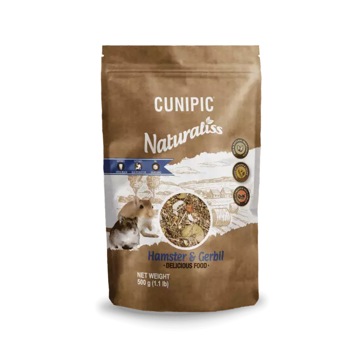 Hamster & Gerbil 500g Naturaliss Cunipic - Hamsterin ja hiirien ruoka - 056428 - 1