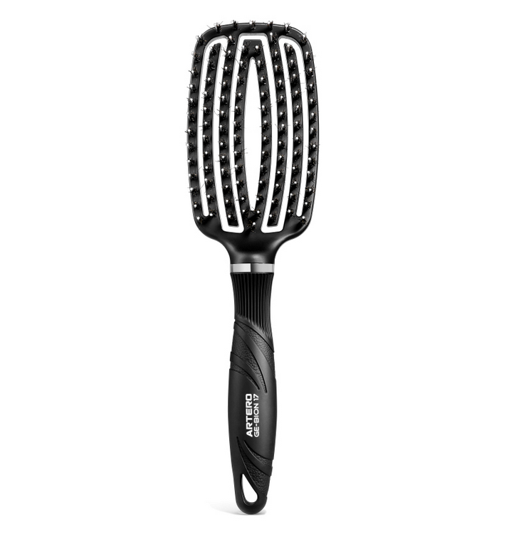 Joustoharja kuivaukseen nylon+aitoharjas Ge-Bion 17 Artero - Koiran harjat, karstat ja suat - 046858 - 1