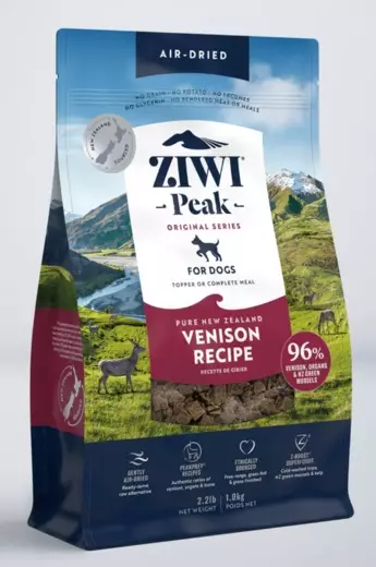 Ilmakuivattu peura 1kg ZiwiPeak dog - Koiran kuivaruoat aikuisille koirille - 011938 - 2