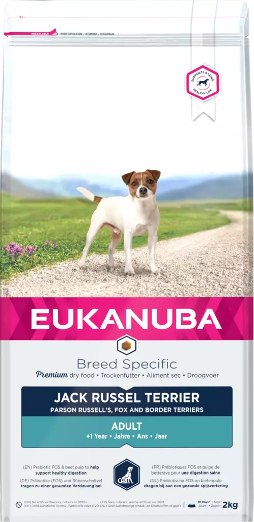 Jack Russell 2kg Eukanuba - Koiran kuivaruoat aikuisille koirille - 012348 - 1