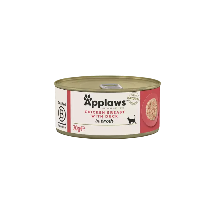 Kana Ankka 70g prk Applaws Cat - Aikuisten kissojen säilykkeet - 003668 - 2