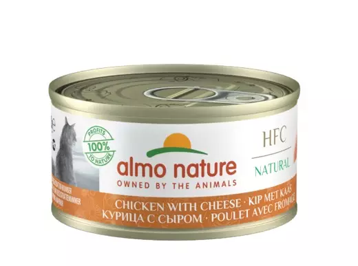 Kana Juusto 70g prk Almo Nature - Aikuisten kissojen säilykkeet - 044088 - 1