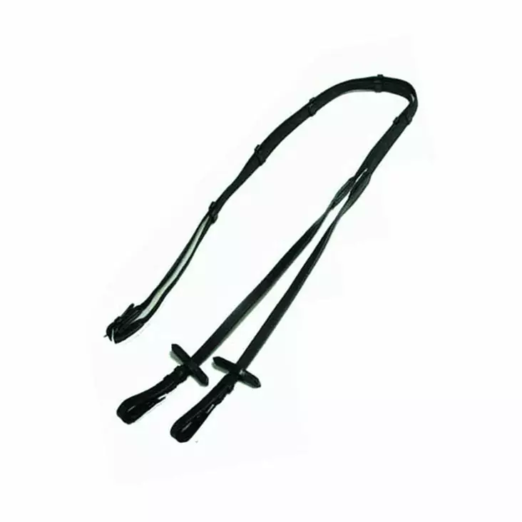 Kangasohjat kumipunoksella FULL Equitare - Ratsuhevosen ohjat ja apuohjat - 048058 - 1