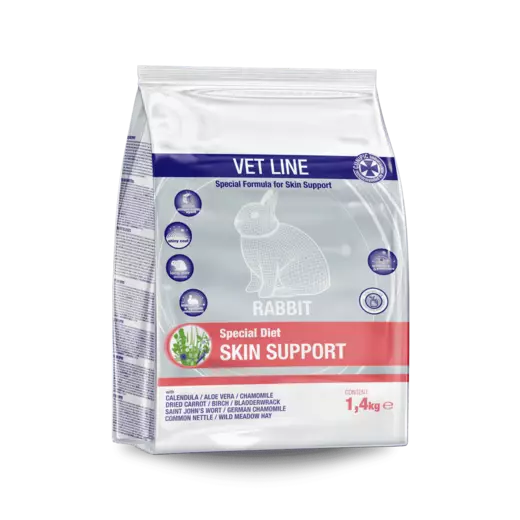 Kaninrehu Skin Support special diet 1,4kg Vetline Cunipic - Kanin ruoka - 051258 - 1