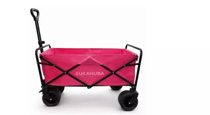 Vetokärry kokoontaittuva pinkki Eukanuba - Koiranäyttely harrastaminen - 059148 - 1