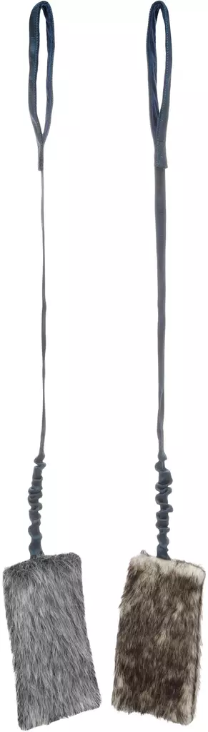 Karvapatukka Fauxtra Chaser joustokahvalla värimix 12x100cm Flamingo - Koiran pehmolelut - 055508 - 1